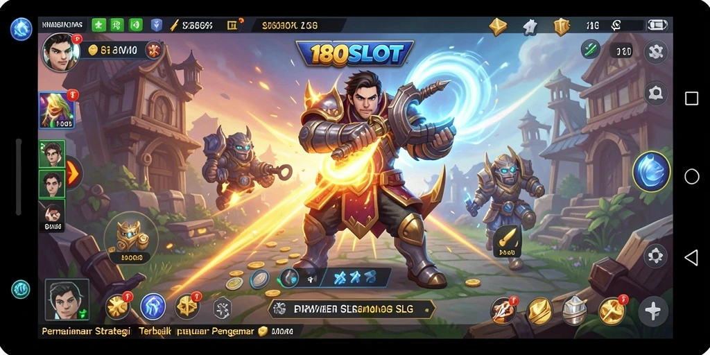 Tampilan gameplay 180SLOT yang menarik dan strategis.