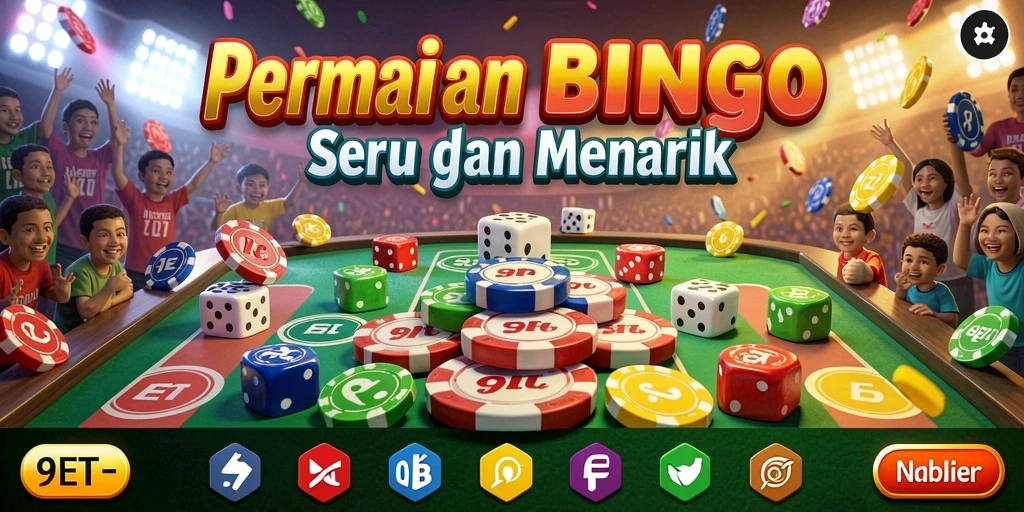 Tampilan gameplay Bingo yang memikat dan interaktif di 9ET.