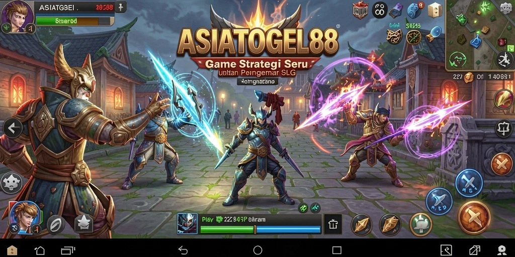 Tampilan menarik gameplay strategi dalam ASIATOGEL88.