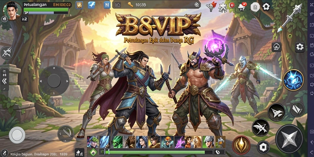 Tampilan gameplay B8VIP yang mendebarkan dan menantang.