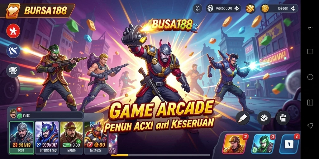 Tampilan gameplay seru dari BURSA188 yang penuh tantangan.