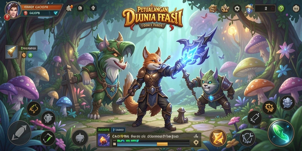 Tampilan gameplay seru dalam petualangan menegangkan.