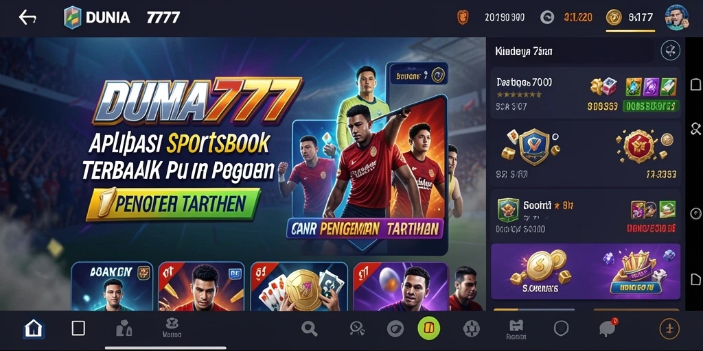 Tampilan gameplay DUNIA777 yang menarik dan interaktif.