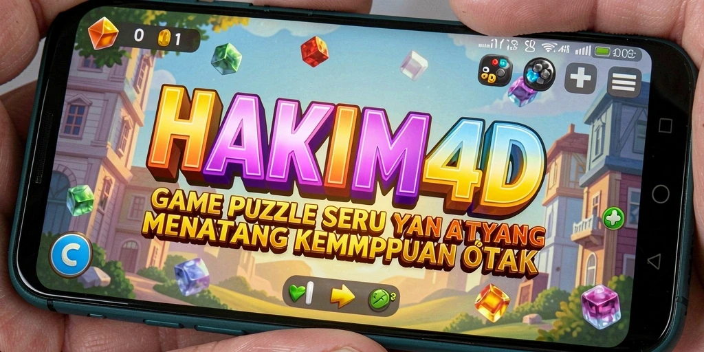 Screenshot HAKIM4D menampilkan gameplay menantang di level Puzzle.