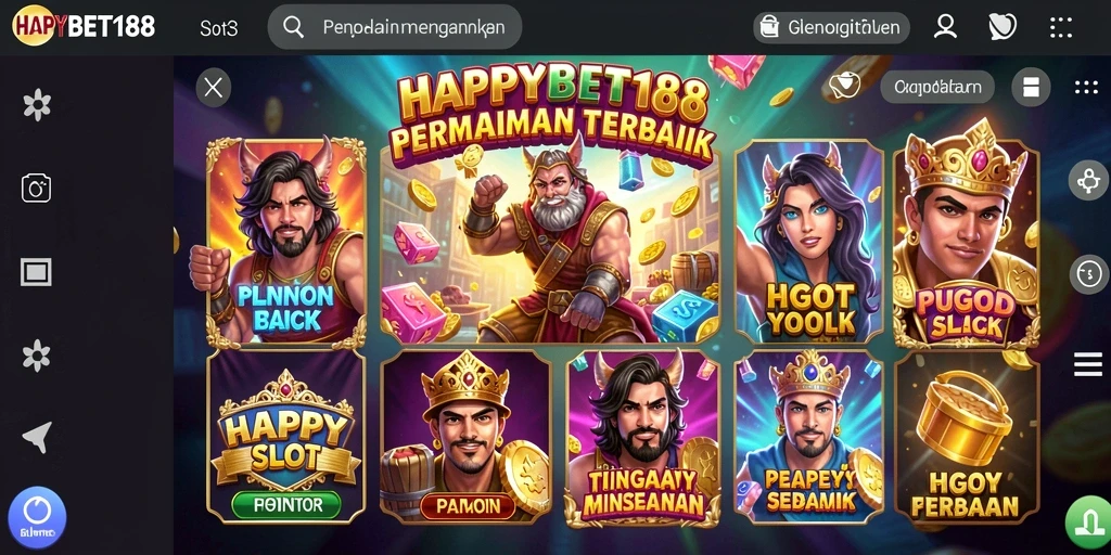 Screenshot gameplay <strong>HAPPYBET188</strong> yang menarik dan menegangkan.