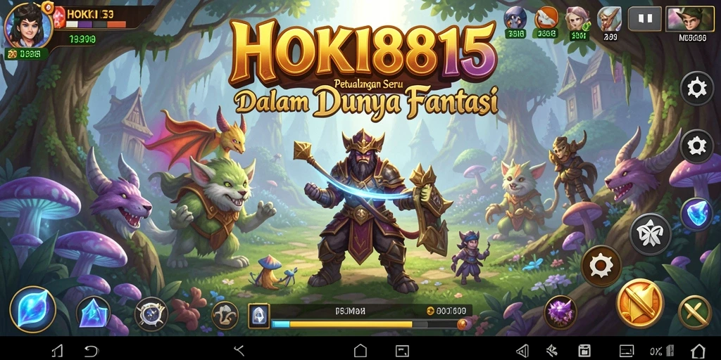 Screenshot gameplay HOKI8815 menampilkan momen seru dalam petualangan.
