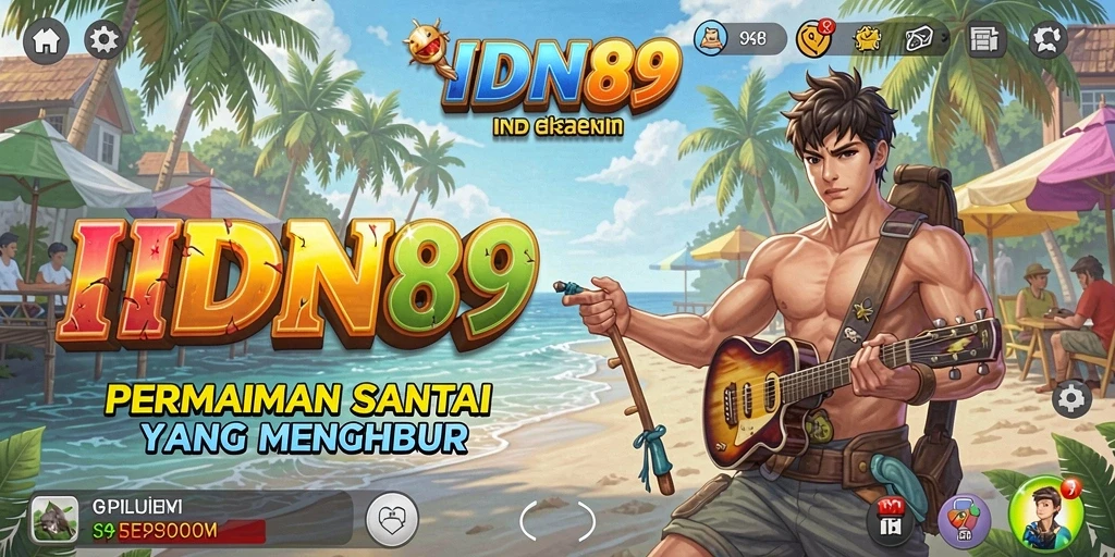 Tampilan gameplay IDN89 yang ceria dan menarik.