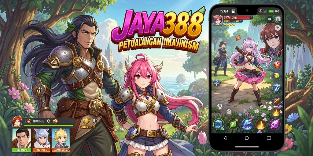 Gameplay seru dengan karakter anime yang menggemaskan.
