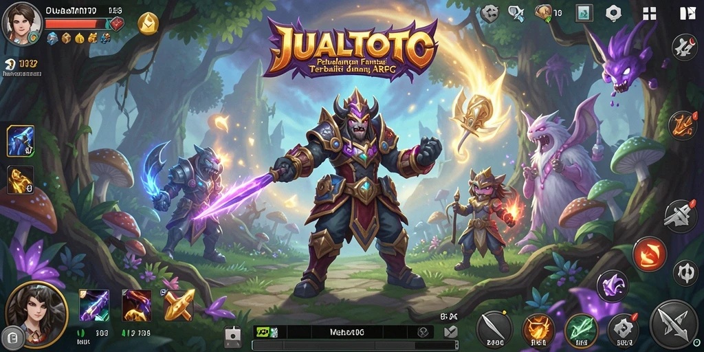 Tampilan gameplay seru dan grafis menawan di JUALTOTO.