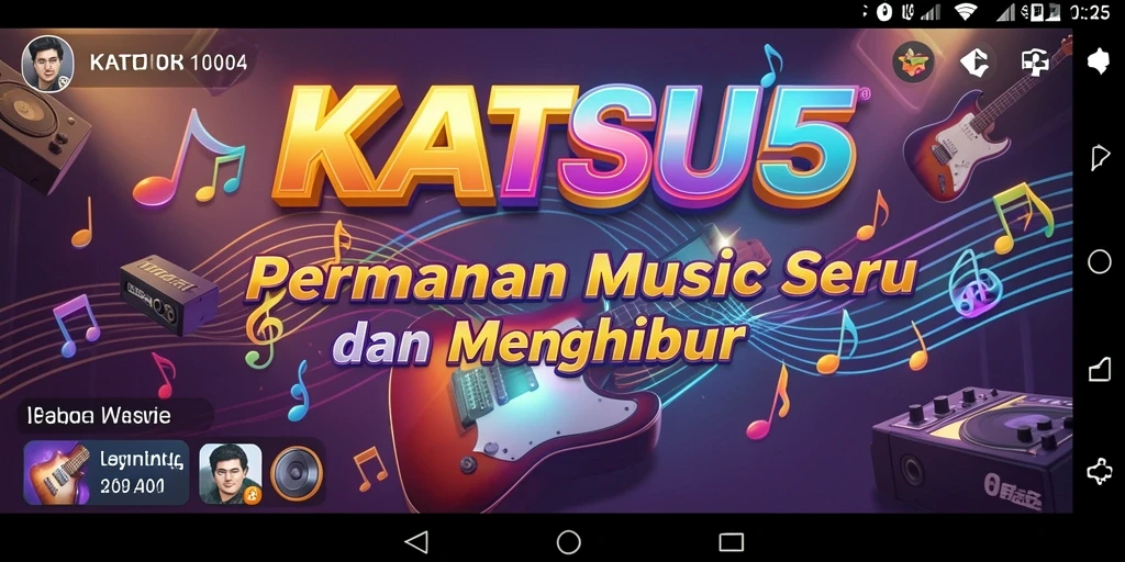 Gameplay KATSU5 yang menarik dengan berbagai tantangan musik.