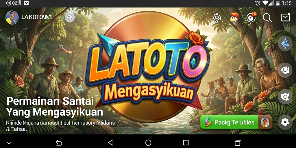 Screenshot utama LATOTO menampilkan gameplay seru dan menghibur.