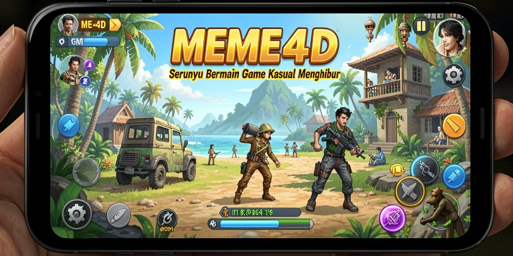 Screenshot gameplay MEME4D yang menampilkan tantangan seru.