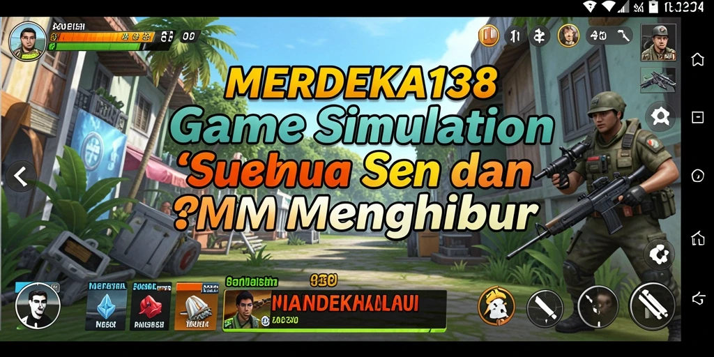 Tampilan gameplay MERDEKA138 yang realistik dan menarik.