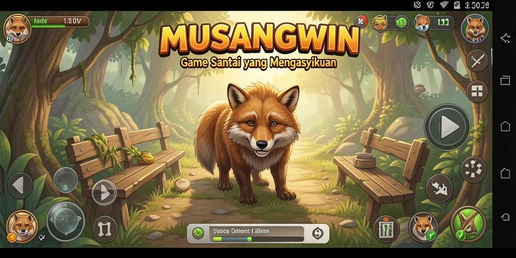 Tampilan gameplay <strong>MUSANGWIN</strong> yang menarik dan seru.