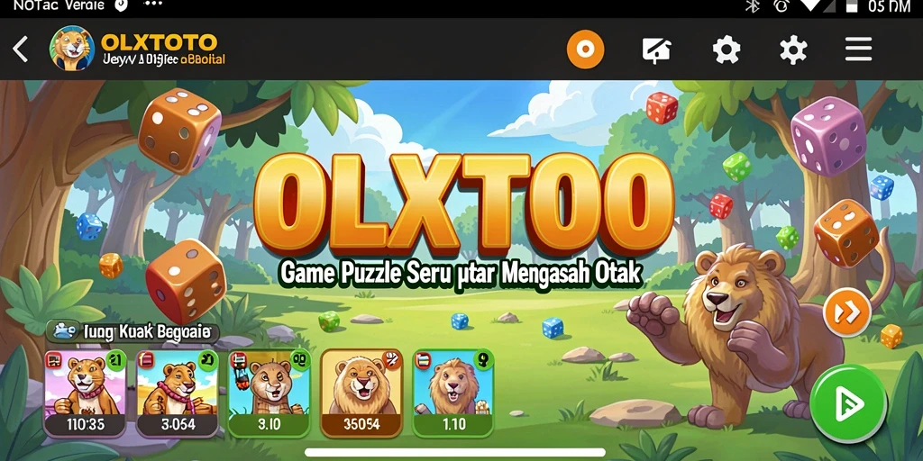 Screenshot gameplay dari OLXTOTO, menampilkan tantangan Puzzle yang menarik.