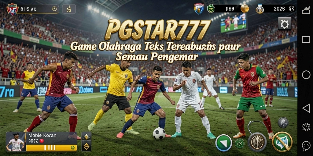 Tampilan seru dari gameplay PGSTAR777 dalam pertandingan olahraga.