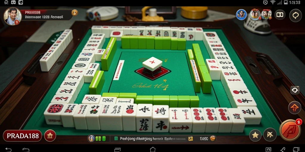 Tampilan gameplay Mahjong di PRADA188 yang menawan dan interaktif.