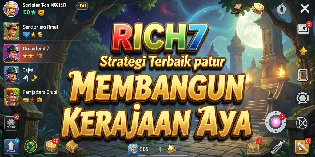 Tangkapan layar RICH7 menampilkan pertempuran strategis yang intens.
