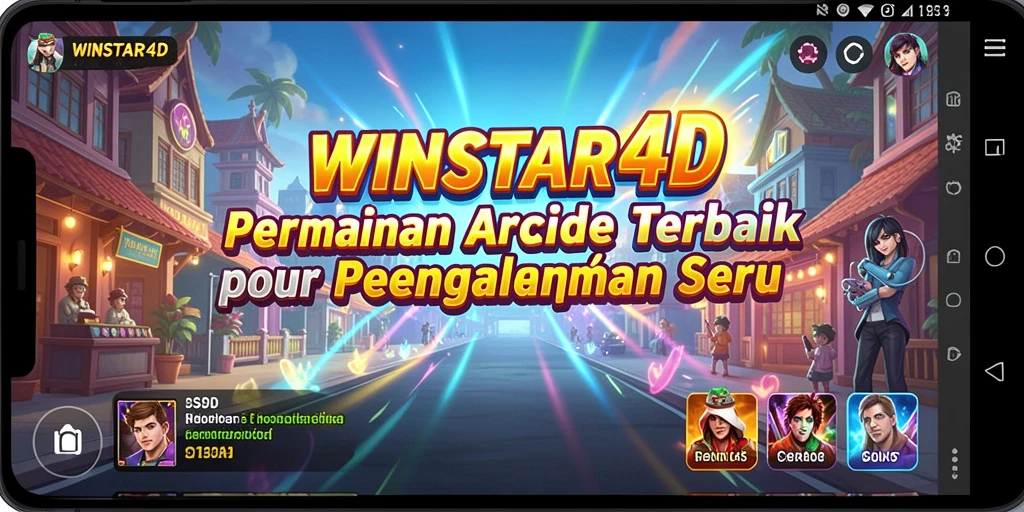 Tampilan gameplay <strong>WINSTAR4D</strong> yang penuh warna dan menarik perhatian.